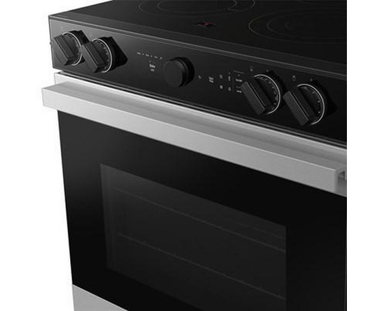 Samsung 6.3 Cu. Ft. Bespoke Smart Slide-In Electric Range - NSE6DG8700SR/AC