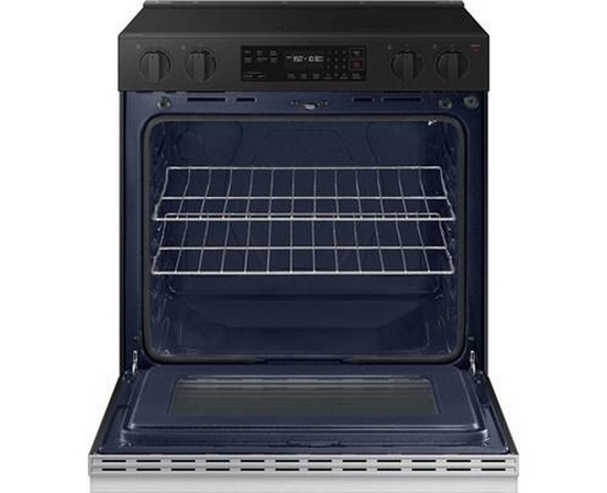 Samsung 6.3 Cu. Ft. Bespoke Smart Slide-In Electric Range - NSE6DG8100SR/AC
