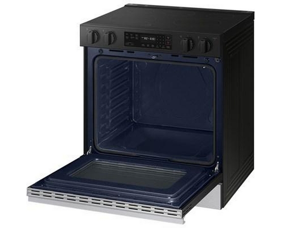 Samsung 6.3 Cu. Ft. Bespoke Smart Slide-In Electric Range - NSE6DG8100SR/AC