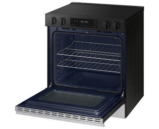 Samsung 6.3 Cu. Ft. Bespoke Smart Slide-In Electric Range - NSE6DG8100SR/AC