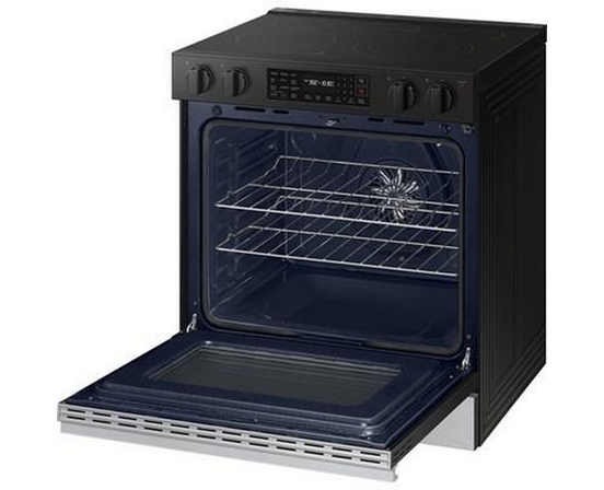 Samsung 6.3 Cu. Ft. Bespoke Smart Slide-In Electric Range - NSE6DG8300SR/AC