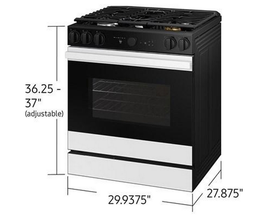 Samsung 6.0 Cu. Ft. Bespoke Smart Slide-In Gas Range - NSG6DB870012/AA