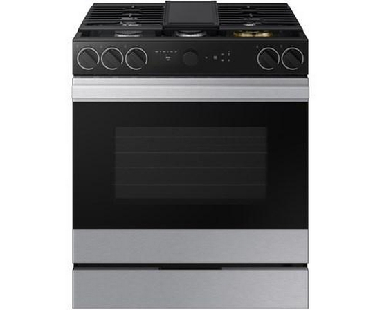 Samsung 6.0 Cu. Ft. Bespoke Smart Slide-In Gas Range - NSG6DG8700SR/AA