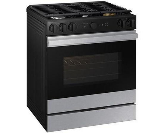 Samsung 6.0 Cu. Ft. Bespoke Smart Slide-In Gas Range - NSG6DG8700SR/AA