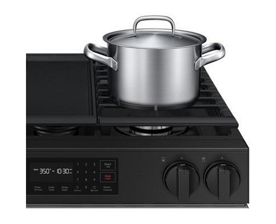 Samsung 6.0 Cu. Ft. Bespoke Smart Slide-In Gas Range - NSG6DG8300SR/AA