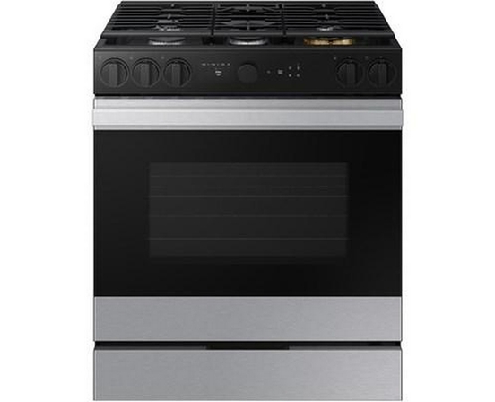 Samsung 6.0 Cu. Ft. Bespoke Smart Slide-In Gas Range - NSG6DG8500SR/AA