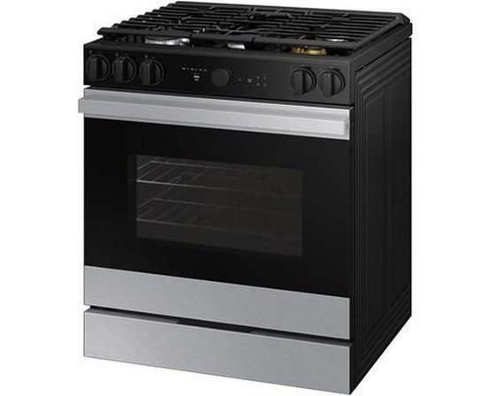 Samsung 6.0 Cu. Ft. Bespoke Smart Slide-In Gas Range - NSG6DG8500SR/AA