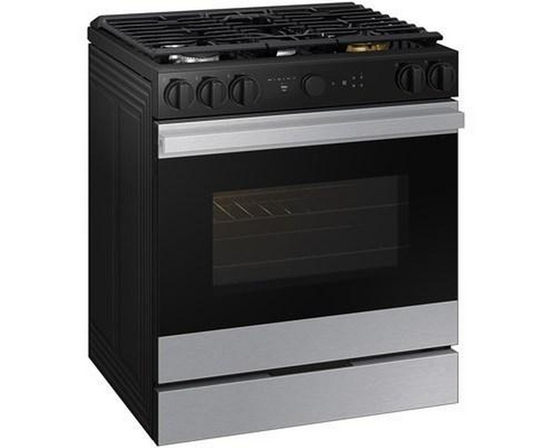 Samsung 6.0 Cu. Ft. Bespoke Smart Slide-In Gas Range - NSG6DG8500SR/AA