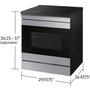 Samsung 6.3 Cu. Ft. Bespoke Ai Slide-In Induction Range - NSI6DG9900SR/AC