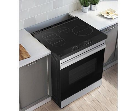 Samsung 6.3 Cu. Ft. Bespoke Smart Slide-In Induction Range - NSI6DG9300SR/AC