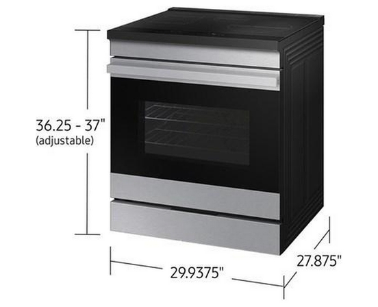 Samsung 6.3 Cu. Ft. Bespoke Smart Slide-In Induction Range - NSI6DG9500SR/AC
