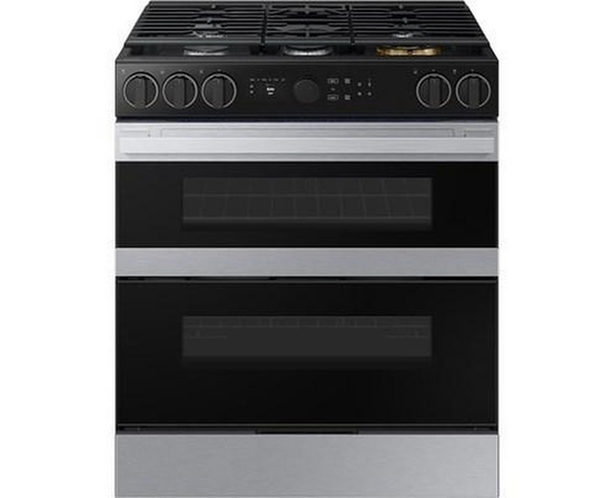 Samsung 30-Inch Slide-In Dual Fuel Range With Wi-Fi - NSY6DG8550SRAC