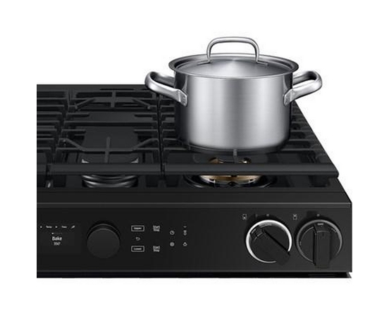 Samsung 30-Inch Slide-In Dual Fuel Range With Wi-Fi - NSY6DG8550SRAC