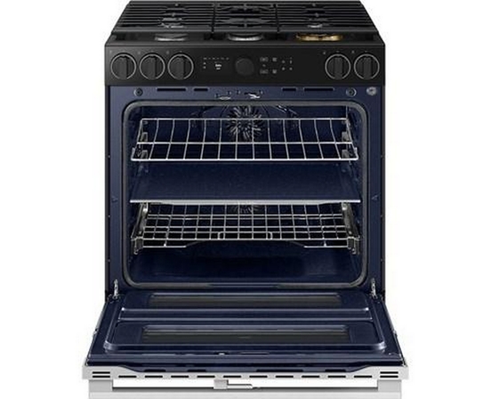 Samsung 30-Inch Slide-In Dual Fuel Range With Wi-Fi - NSY6DG8550SRAC