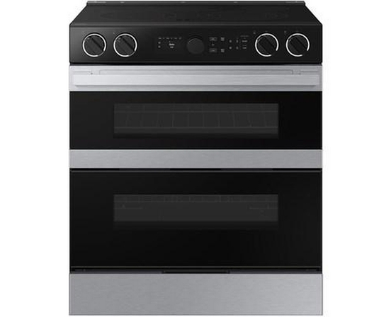 Samsung 30-Inch Slide-In Electric Range With Wi-Fi - NSE6DG8550SRAC