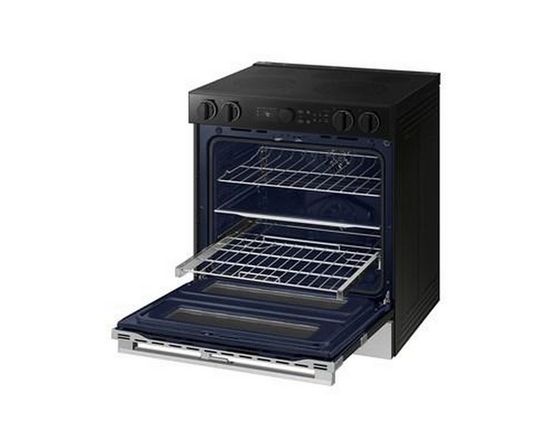 Samsung 30-Inch Slide-In Electric Range With Wi-Fi - NSE6DG8550SRAC