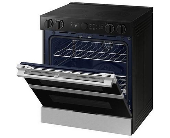 Samsung 30-Inch Slide-In Electric Range With Wi-Fi - NSE6DG8550SRAC