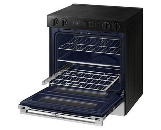 Samsung 30-Inch Slide-In Electric Range With Wi-Fi - NSE6DG8550SRAC