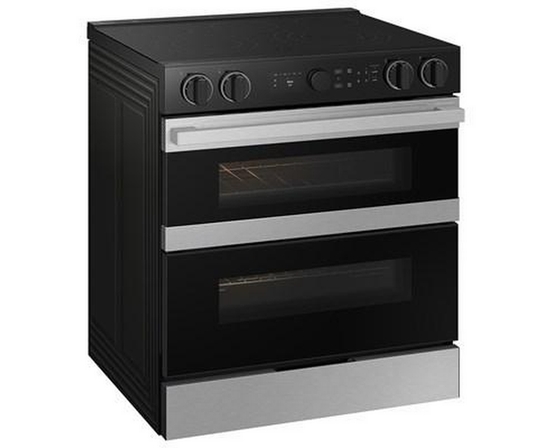 Samsung 30-Inch Slide-In Electric Range With Wi-Fi - NSE6DG8550SRAC