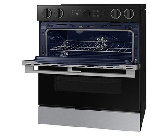 Samsung 30-Inch Slide-In Electric Range With Wi-Fi - NSE6DG8550SRAC