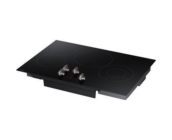 Samsung 30-Inch Built-In Electric Cooktop With Knob Controls - NZ30FG5332RKAA
