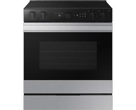 Samsung 6.3 Cu. Ft. Bespoke Smart Slide-In Electric Range - NSE6DG8500SR/AC