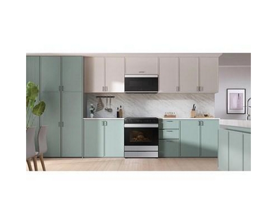 Samsung 6.3 Cu. Ft. Bespoke Smart Slide-In Electric Range - NSE6DG8500SR/AC
