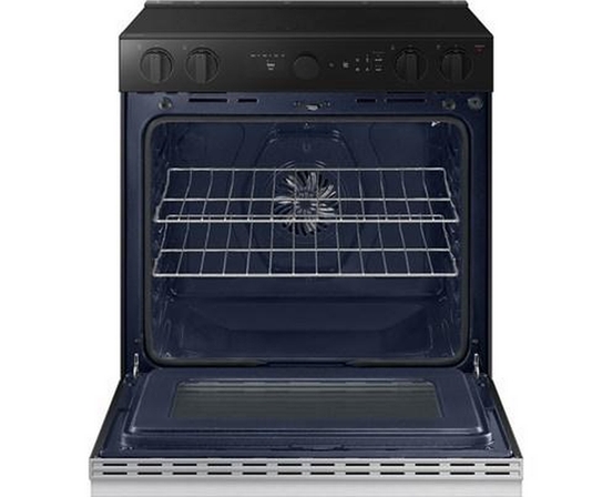 Samsung 6.3 Cu. Ft. Bespoke Smart Slide-In Electric Range - NSE6DG8500SR/AC