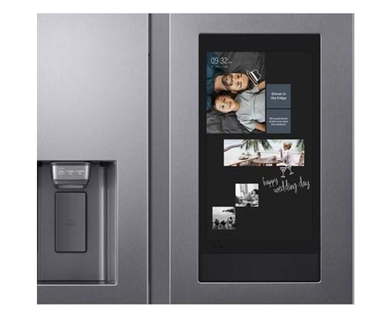 Samsung 36-Inch, 21.5 Cu.Ft. Counter-Depth Side-By-Side Refrigerator With Family Hub™ - RS22T5561SR/AC