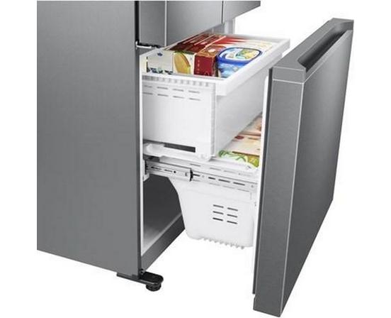 Samsung 18 Cu. Ft. Counter-Depth French 3-Door Refrigerator - RF18A5101SR/AA