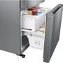 Samsung 18 Cu. Ft. Counter-Depth French 3-Door Refrigerator - RF18A5101SR/AA