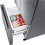 Samsung 18 Cu. Ft. Counter-Depth French 3-Door Refrigerator - RF18A5101SR/AA