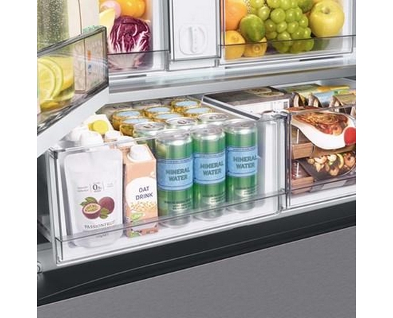Samsung Bespoke 36-Inch, 24 Cu.Ft. Counter-Depth French Door Refrigerator With Dual Ice Maker - RF24BB6600QLAA