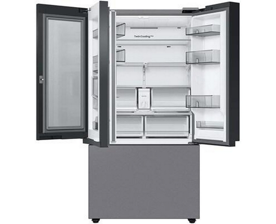 Samsung Bespoke 36-Inch, 30 Cu.Ft. French Door Refrigerator With Dual Ice Maker - RF30BB6600QLAA
