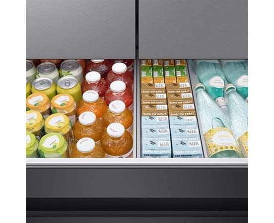 Samsung Bespoke 36-Inch, 23 Cu.Ft. Counter-Depth 4-Door Refrigerator With Dual Ice Maker - RF23BB8600QLAA