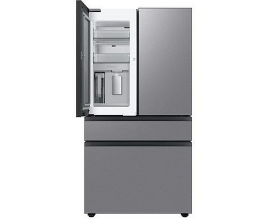 Samsung Bespoke 36-Inch, 23 Cu.Ft. Counter-Depth 4-Door Refrigerator With Dual Ice Maker - RF23BB8600QLAA