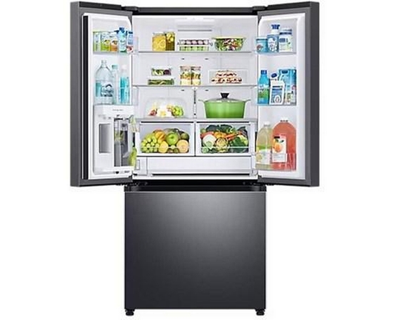 Samsung 33-Inch, 24.5 Cu. Ft. French 3-Door Refrigerator With Beverage Center™ & Autofill Water Pitcher - RF25C5551SG/AA