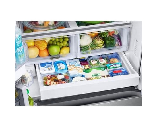 Samsung 33-Inch, 24.5 Cu. Ft. French 3-Door Refrigerator With Beverage Center™ - RF25C5551SR/AA