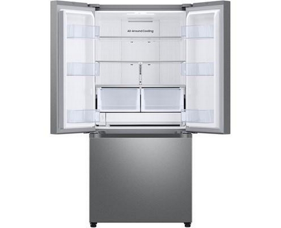 Samsung 33-Inch, 25 Cu. Ft. French 3-Door Refrigerator With Dual Auto Ice Maker With Ice Bites™ - RF25C5151SR/AA
