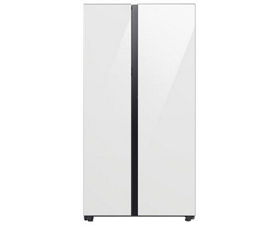 Samsung Bespoke 36-Inch, 22.6 Cu. Ft. Counter-Depth Side-By-Side Refrigerator With Beverage Center™ - RS23CB760012AA