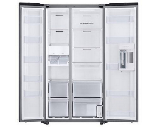 Samsung Bespoke 36-Inch, 22.6 Cu. Ft. Counter-Depth Side-By-Side Refrigerator With Beverage Center™ - RS23CB760012AA