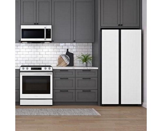 Samsung Bespoke 36-Inch, 22.6 Cu. Ft. Counter-Depth Side-By-Side Refrigerator With Beverage Center™ - RS23CB760012AA