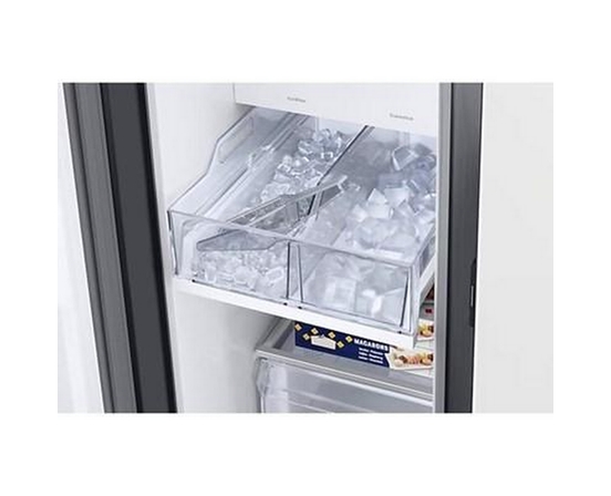 Samsung Bespoke 36-Inch, 22.6 Cu. Ft. Counter-Depth Side-By-Side Refrigerator With Beverage Center™ - RS23CB760012AA