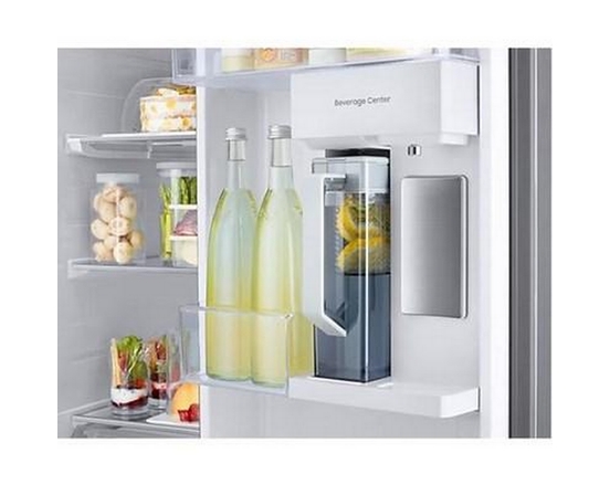 Samsung Bespoke 36-Inch, 22.6 Cu. Ft. Counter-Depth Side-By-Side Refrigerator With Beverage Center™ - RS23CB760012AA