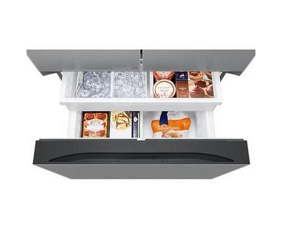 Samsung 36-Inch, 26.5 Cu. Ft. Counter-Depth French 3-Door Refrigerator - RF27CG5100SRAA