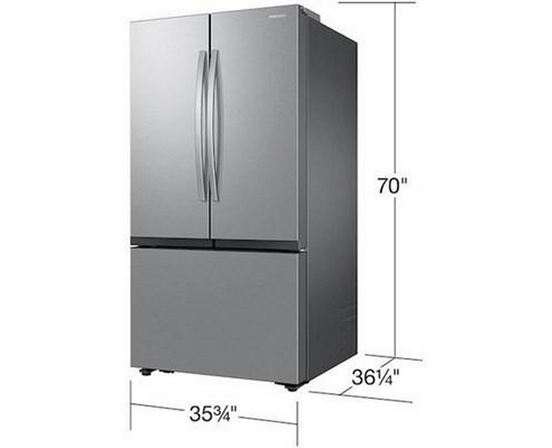 Samsung 36-Inch, 32 Cu. Ft. French 3-Door Refrigerator With Dual Auto Ice Maker - RF32CG5100SRAA