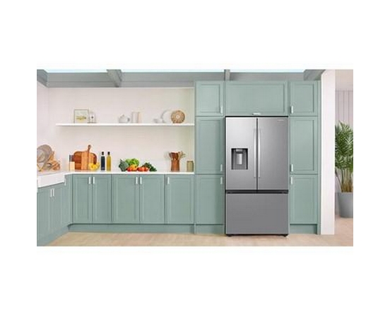 Samsung 36-Inch, 31 Cu. Ft. French 3-Door Refrigerator With Smartthings Energy - RF32CG5400SRAA