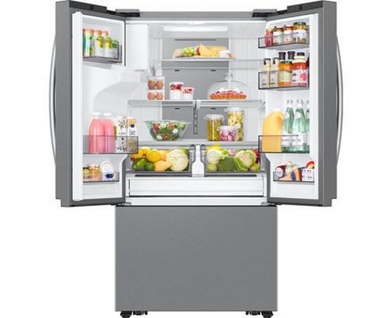 Samsung 36-Inch, 31 Cu. Ft. French 3-Door Refrigerator With Smartthings Energy - RF32CG5400SRAA