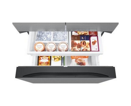 Samsung 36-Inch, 31 Cu. Ft. French 3-Door Refrigerator With Smartthings Energy - RF32CG5400SRAA