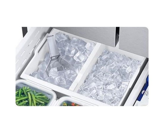 Samsung 36-Inch, 31 Cu. Ft. French 3-Door Refrigerator With Smartthings Energy - RF32CG5400SRAA